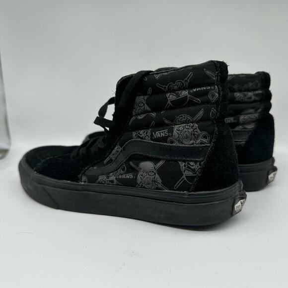VANS Star Wars Dark Side SK8 High Top Black/Grey Sneakers Mens Size 5.5 - Picture 6 of 16